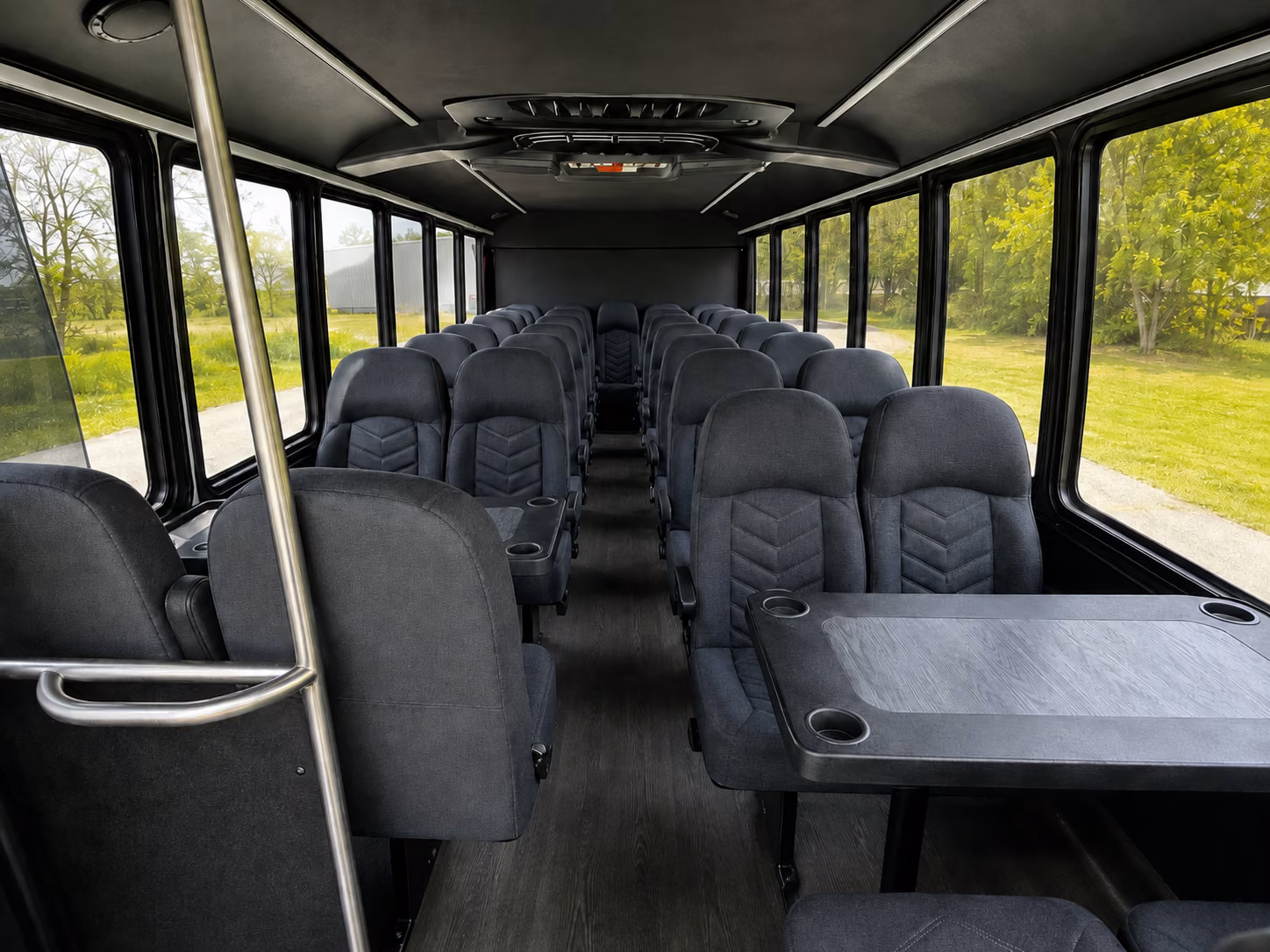 rancho cordova 18 passenger minibus interior