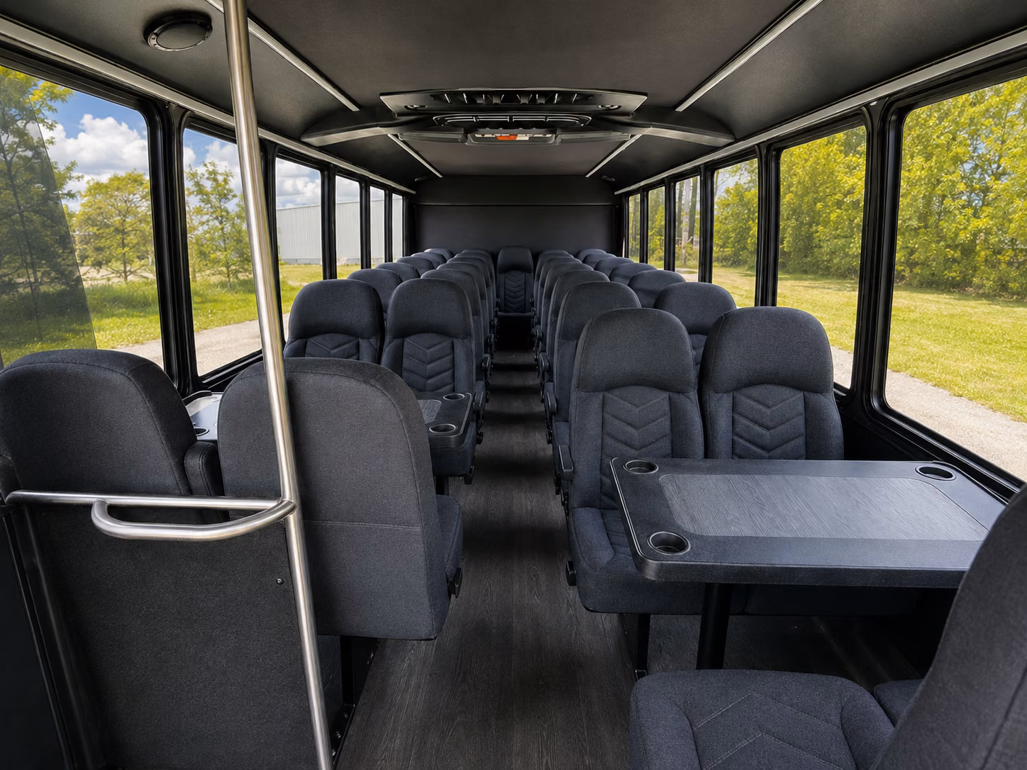 rancho cordova 20 passenger minibus inside