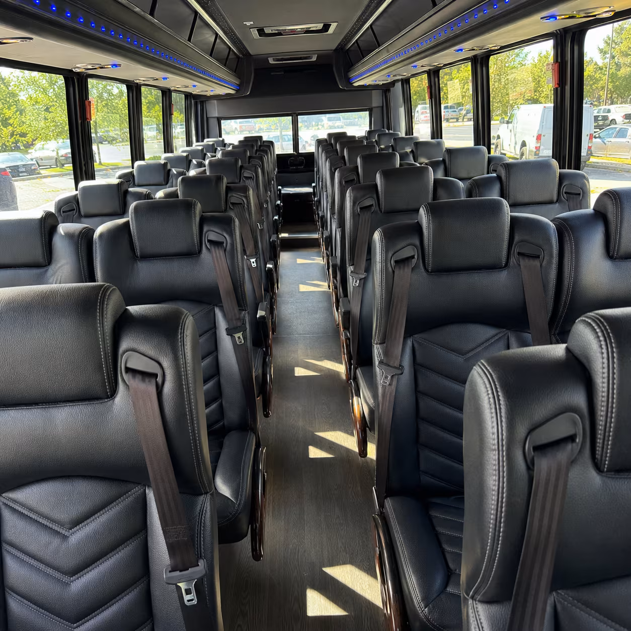 rancho cordova 25 passenger minibus interior