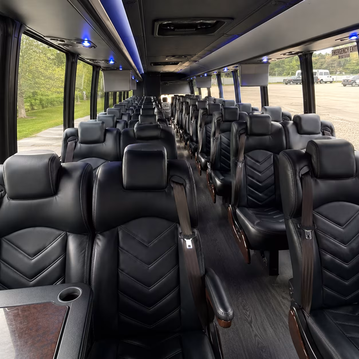 rancho cordova 28 passenger minibus inside