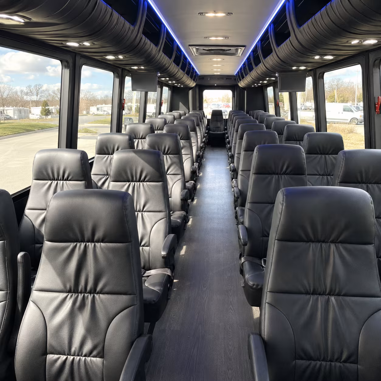 rancho cordova 30 passenger minibus interior