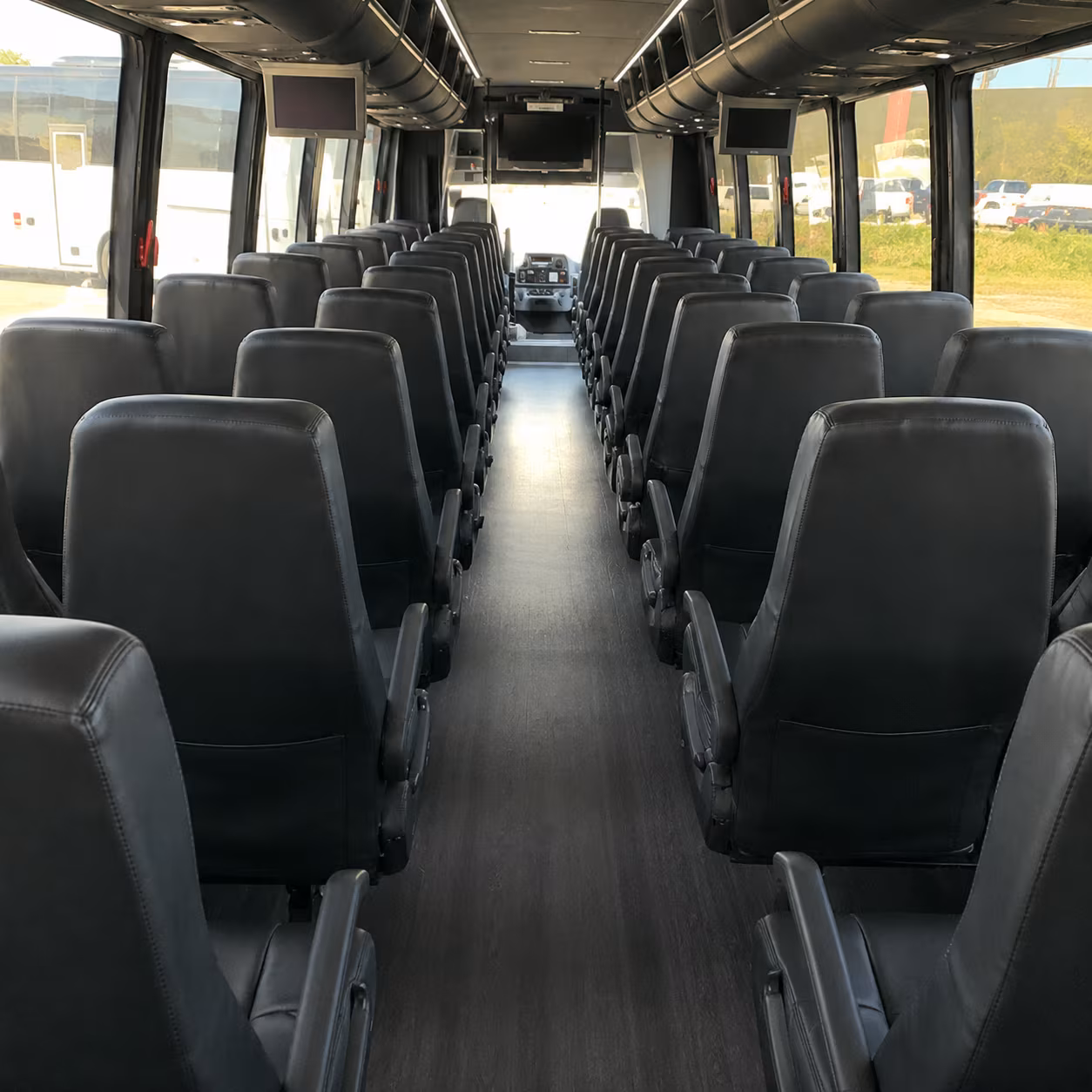 rancho cordova 35 passenger minibus inside