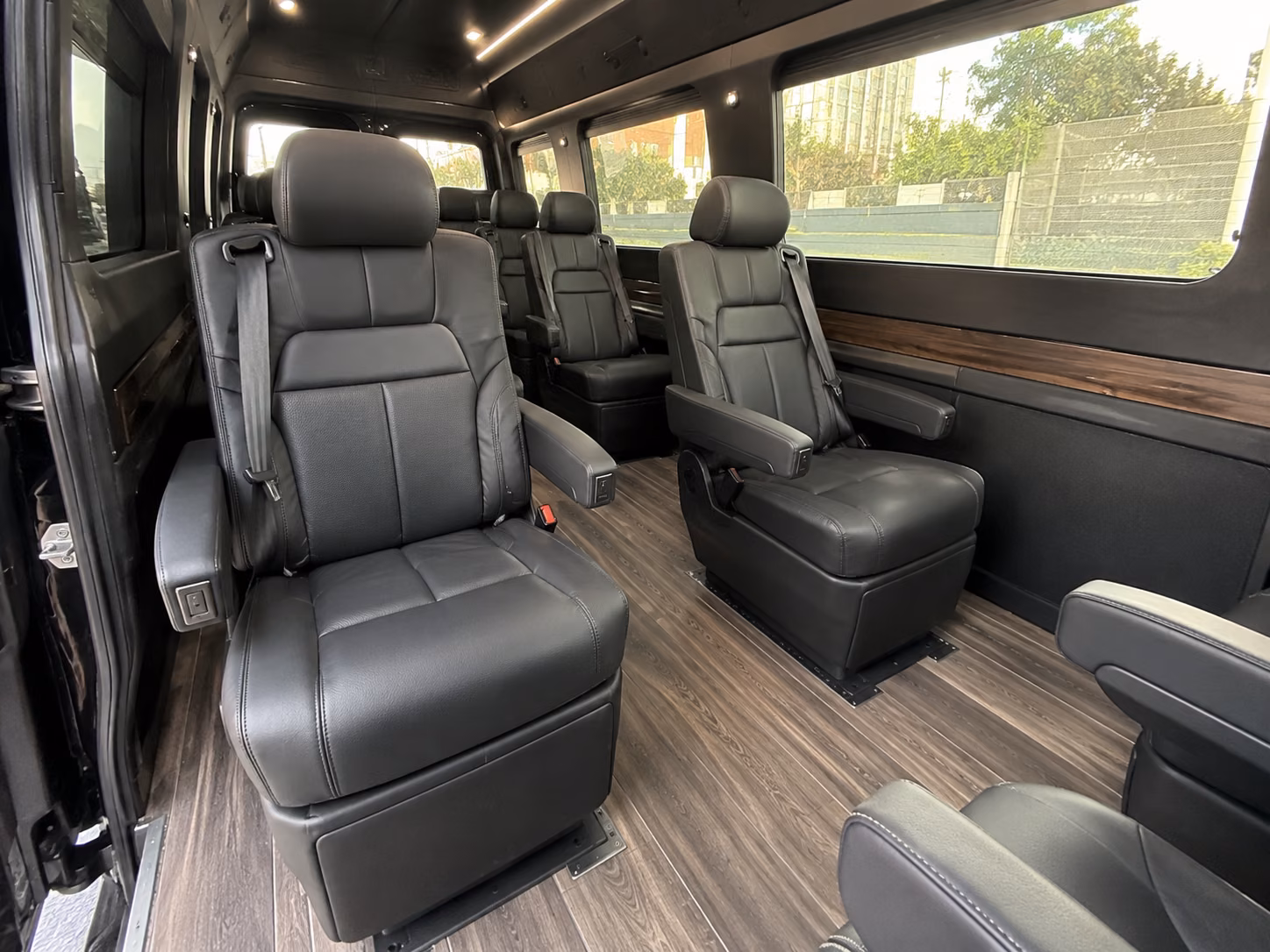 rancho cordova sprinter van with driver inside